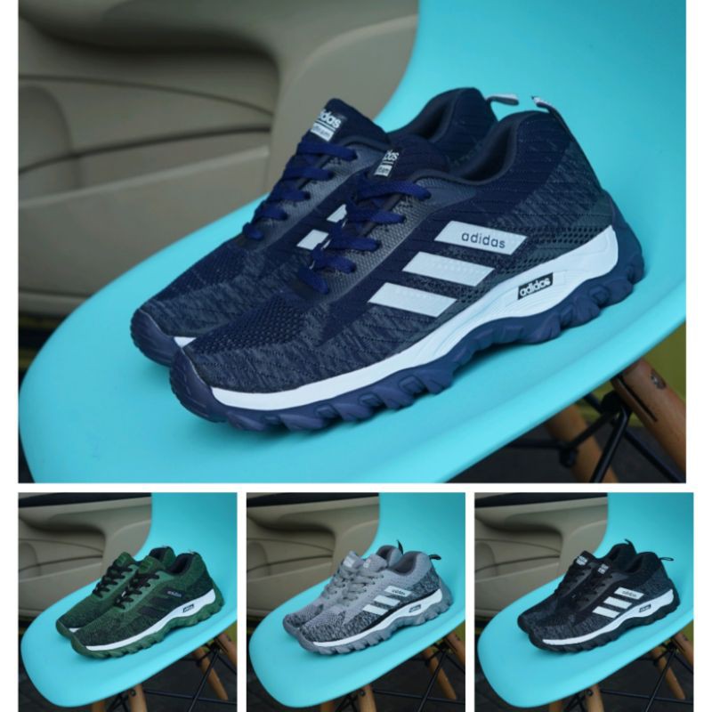 sepatu pria adidas cloudfoam sneakers pria adidas terbaru