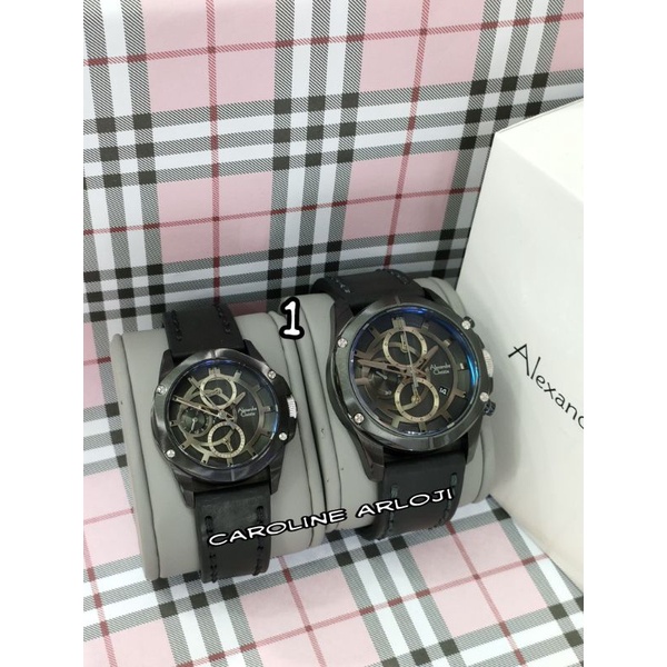 JAM TANGAN COUPLE ALEXANDRE CHRISTIE AC6589MC