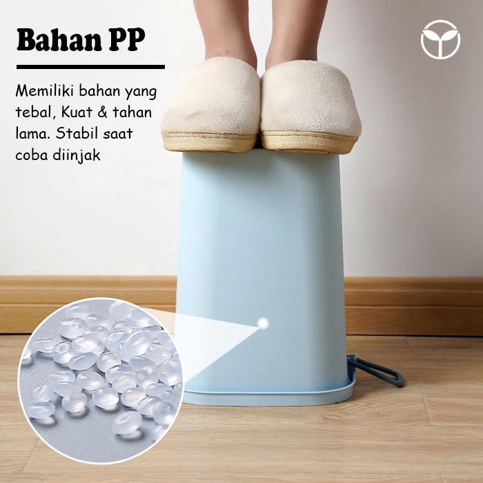 Tempat Tong Sampah Kotak Plastik Kertas Bahan Plastik PP Minimalis Peralatan Rumah Tangga Ruang Tamu Kamar Tidur Dapur Import - TB-12 - 88_Blanket Store