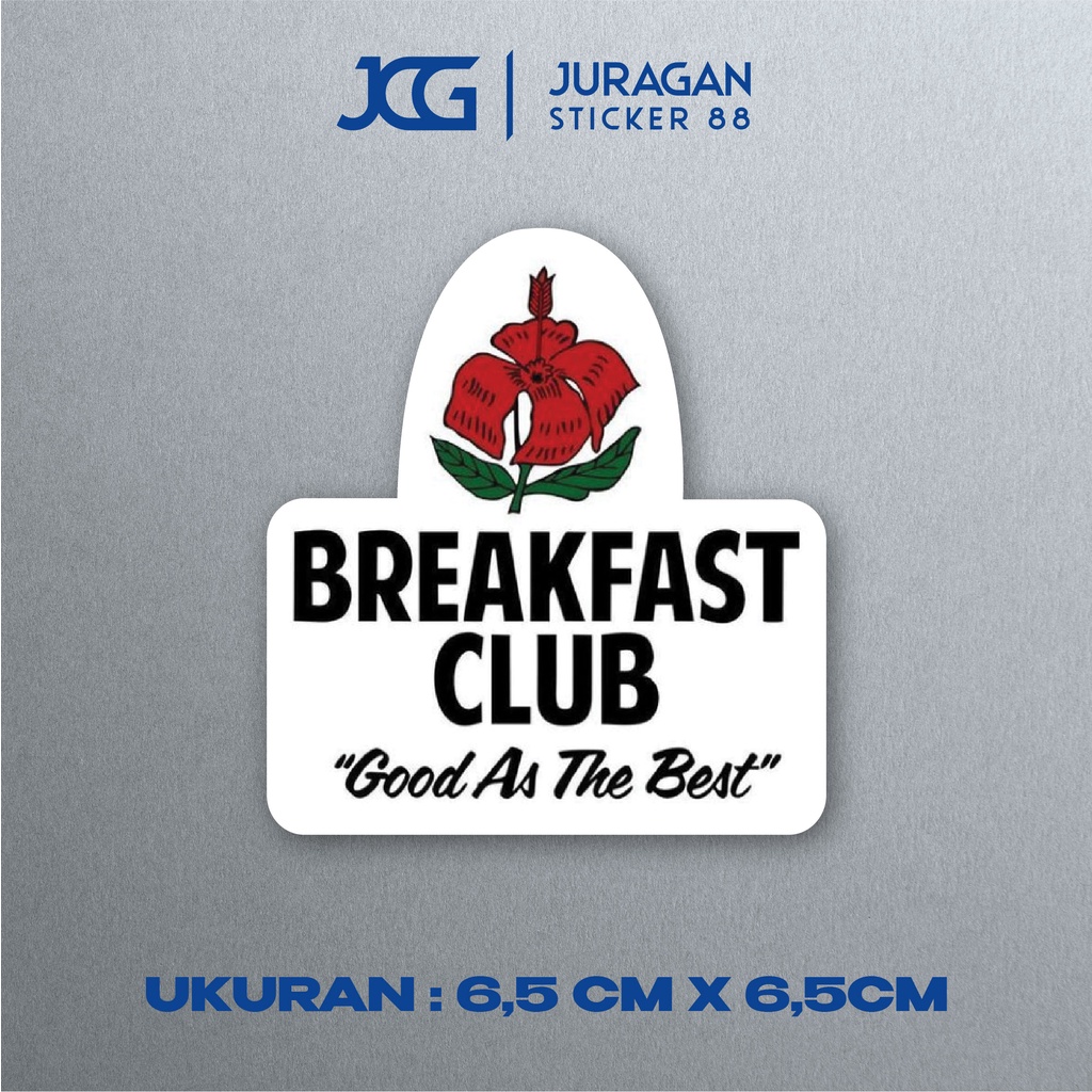 

Stiker Sticker Aesthetic logo brand cetak stiker VINYL Cuting Stiker Laptop HP motor helm ipad tablet koper Stiker tumbler - BREAKFAST