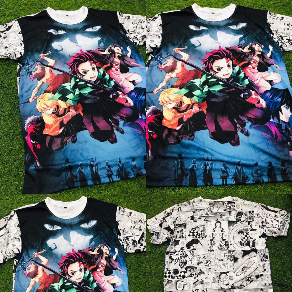 Tshirt Demon Slayer vs Muzan Fullprint