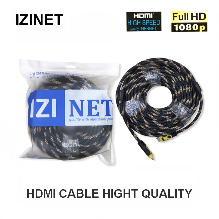 Kabel HDMI 15 Meter Jaring Full HD 3D