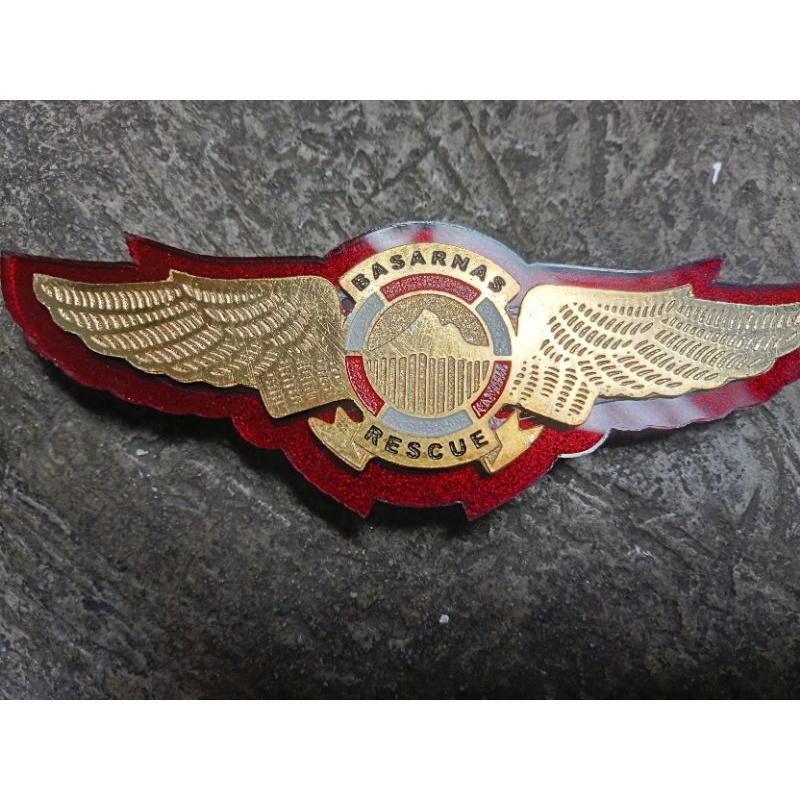 PIN WING BASARNAS RESCUE MAGNET pin wing Basarnas