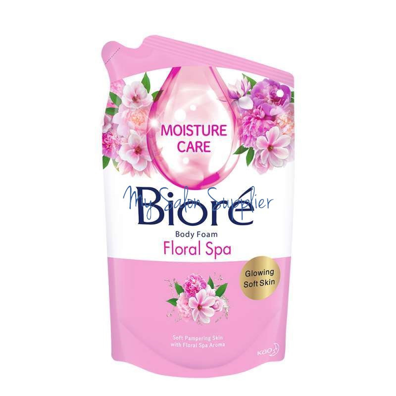 Biore Body Foam Refill Moisture Care Floral Spa 450ml