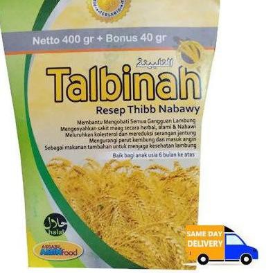 

Termurah!! (uor-491) Tepung Gandum Talbina Talbinah 400 Gr Plus 40 Gr