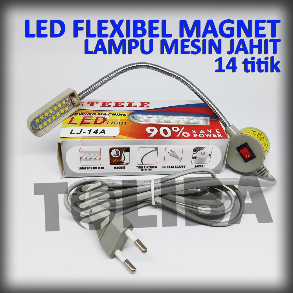 lampu mesin jahit led / lampu led magnet / lampu portable / lampu fleksibel / lampu magnet