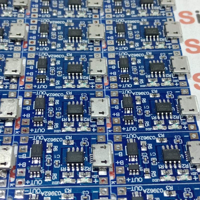 modul charger baterai lithium 3 ic auto proteck