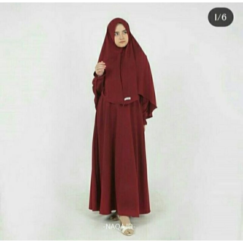 [Ready stok] Gamis Naqa ory termurah