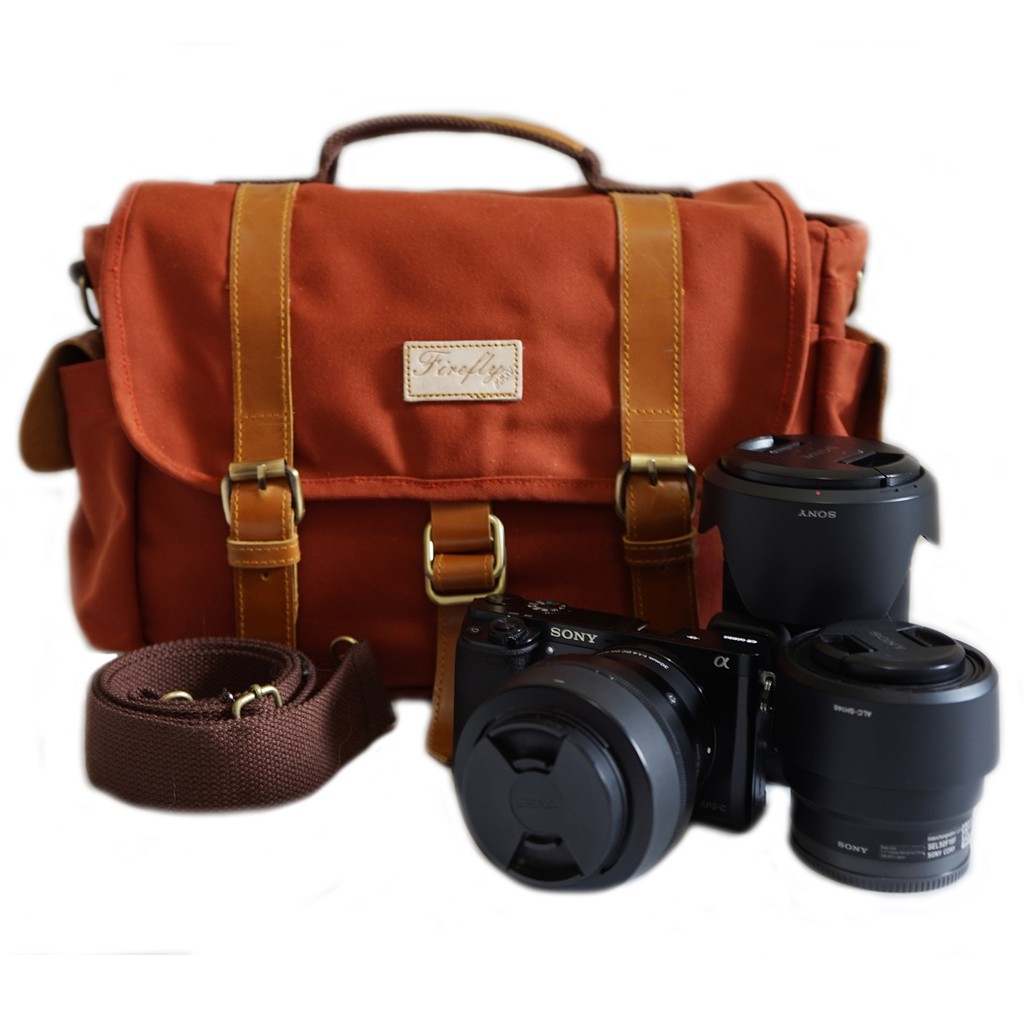Tas Kamera Denver Merah Bata Firefly Bag