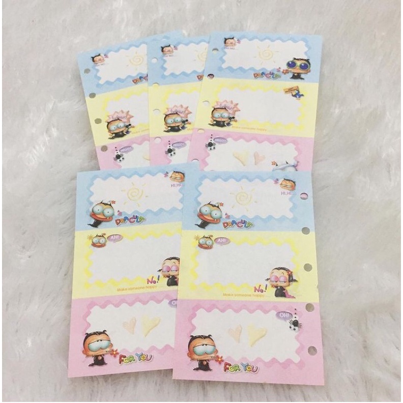 

Original Korea Kertas File Set Memo Diary Organizer Binder Cute Stuffs Lucu Unik Import Paper