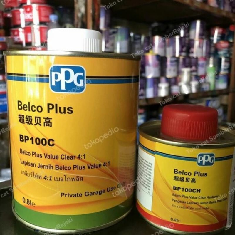 clear coat PPG Belco plus 4:1 1 liter set