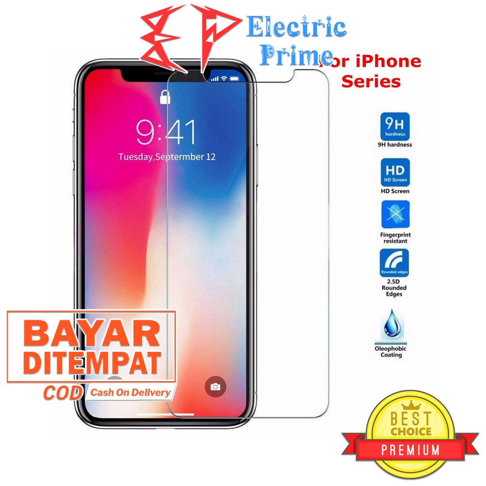 Tempered Glass iPhone Xs Max Anti Gores 9H Screen Protector Pelindung Layar