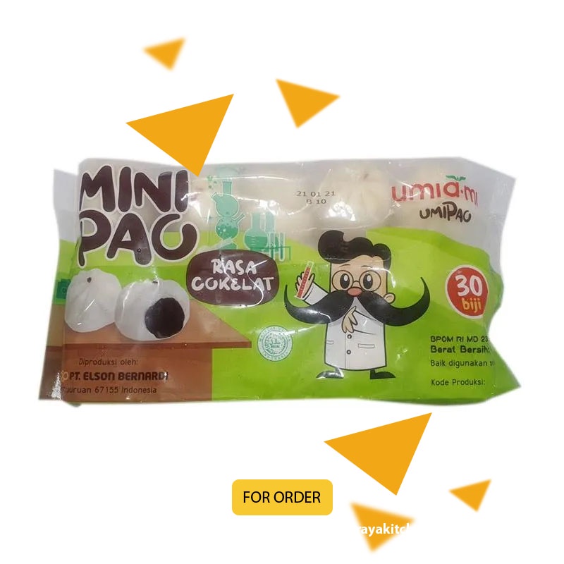 

Premium UMIA-MI-MINIPAO / Rasa Cokelat / ISI 30pcs/ Rasa *****