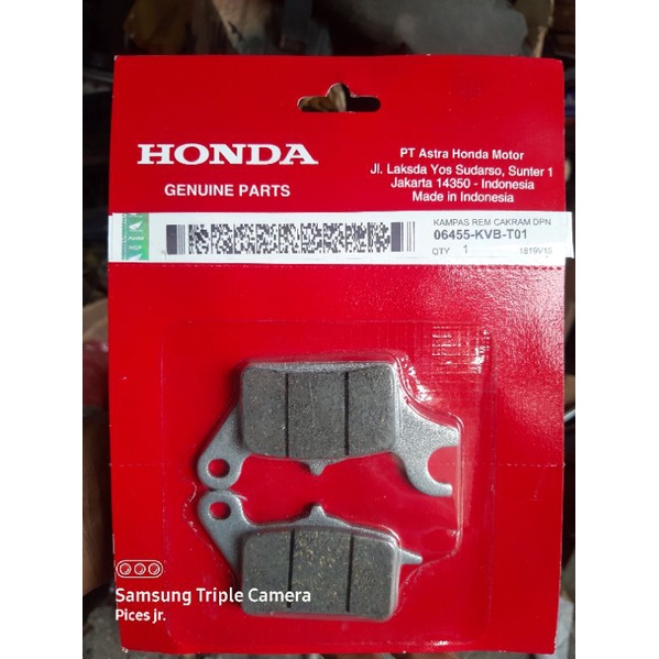 kampas rem depan beat vario original