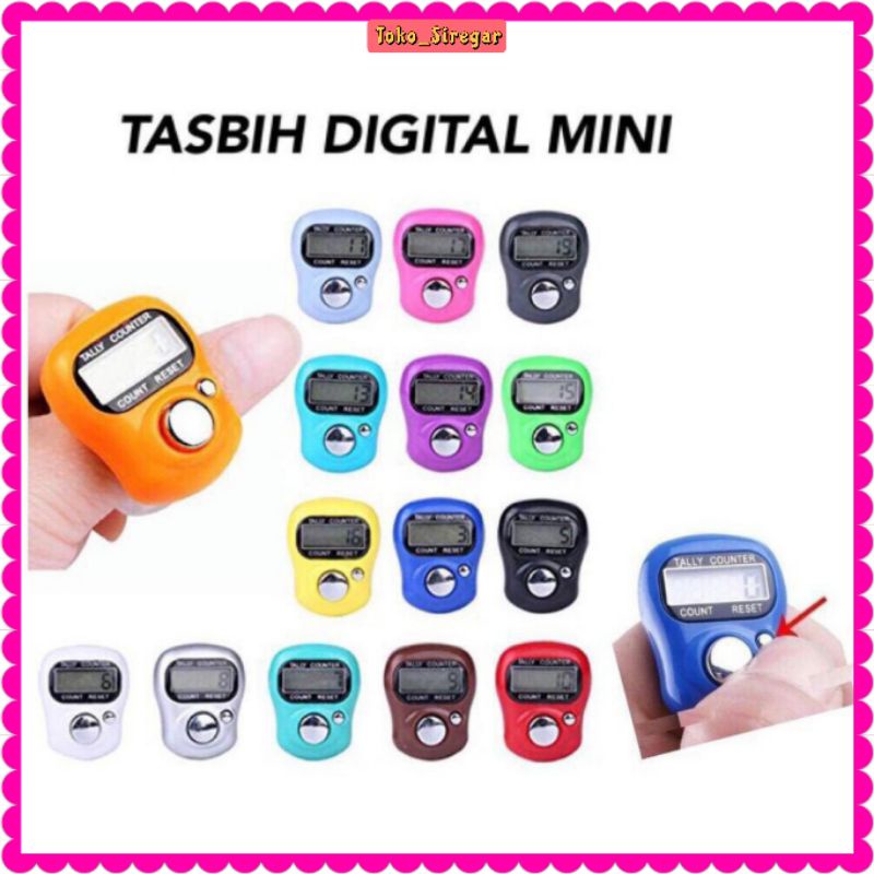 TASBIH DIGITAL MINI // ALAT HITUNG TASBEH DIGITAL // TASBIH FINGER TALLY COUNTER LED LAMPU