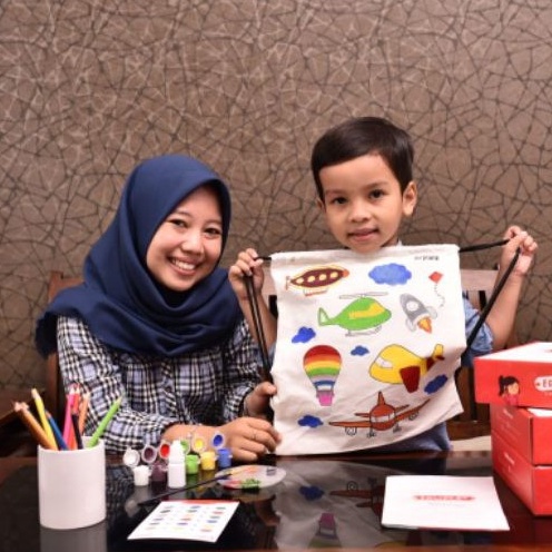 EDUPLAY MAINAN EDUKASI ANAK PAINTING KIT SERIES Melukis Mewarnai Cat Warna Edukasi Anak Balita Bayi