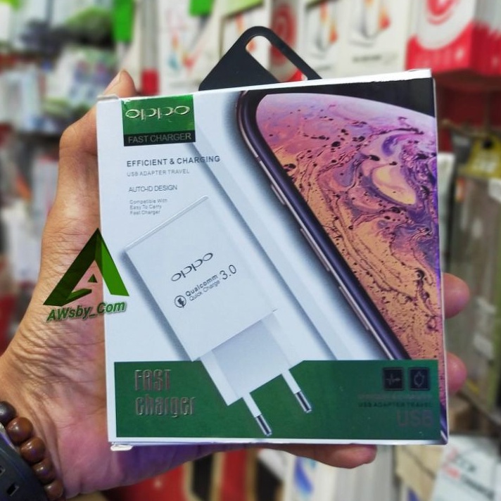 Charger Oppo Type C Quick Charge 3.0 Auto ID Fast Charge oppo A5 2020/ A9 2020/A52/A53/A33/A92