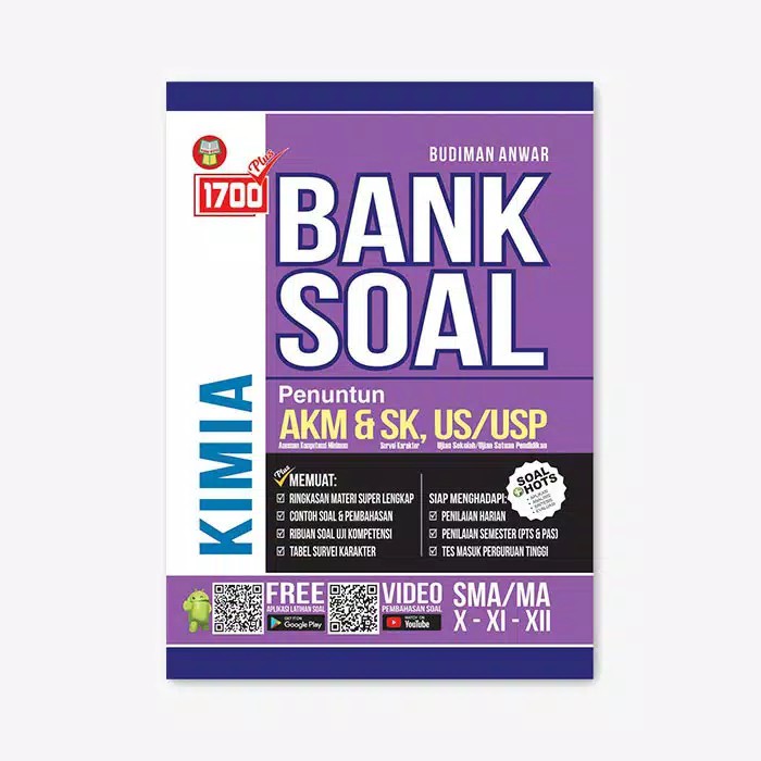 Buku 1700 Plus Bank Soal Akm Kimia Sma K 13 Revisi Shopee Indonesia