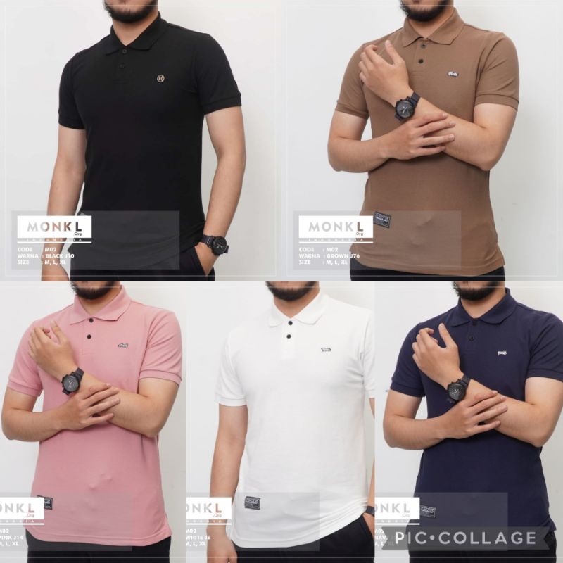 Kaos Kerah Polo - Monkl Original