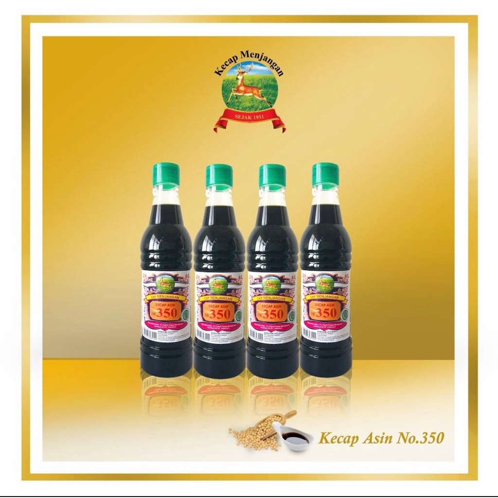 KECAP ASIN MENJANGAN NO. 350 CHINESE SALTY SOY SAUCE 600ML