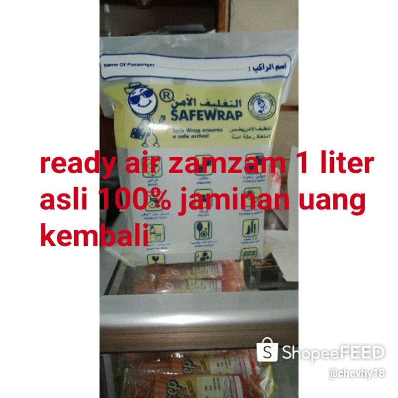 Air zam zam 1 liter 100% asli