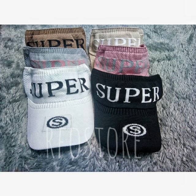 Topi baseball olahraga wanita hijab zumba tennis elastis SUPER