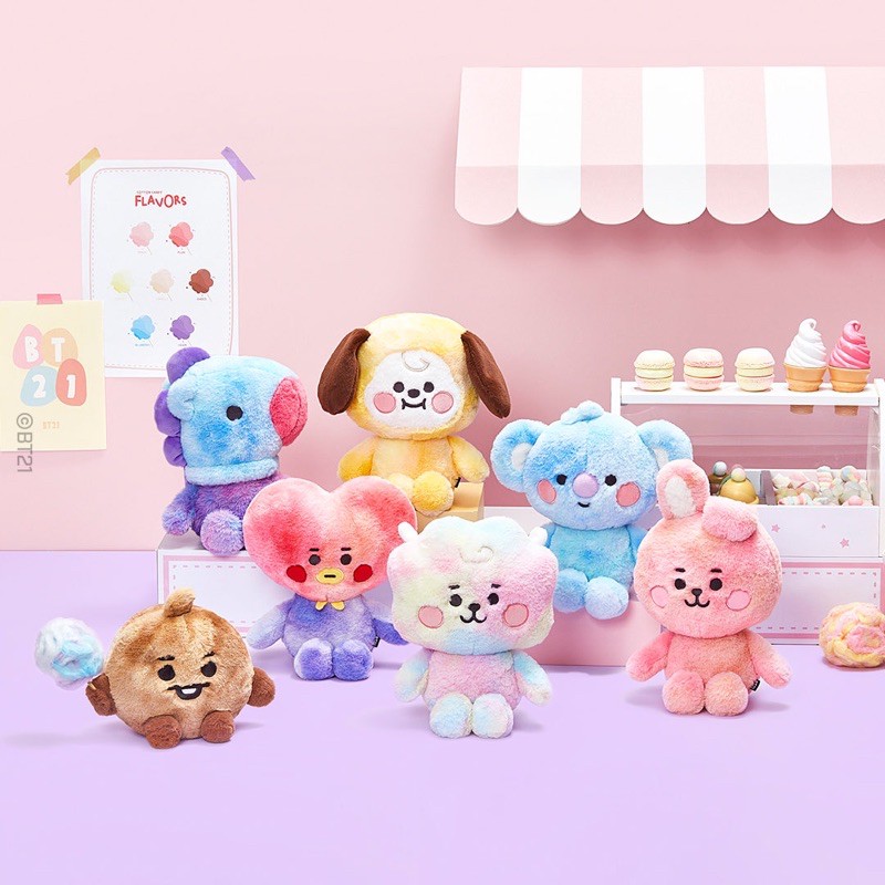 PO OFFICIAL BT21 Baby Cotton Candy