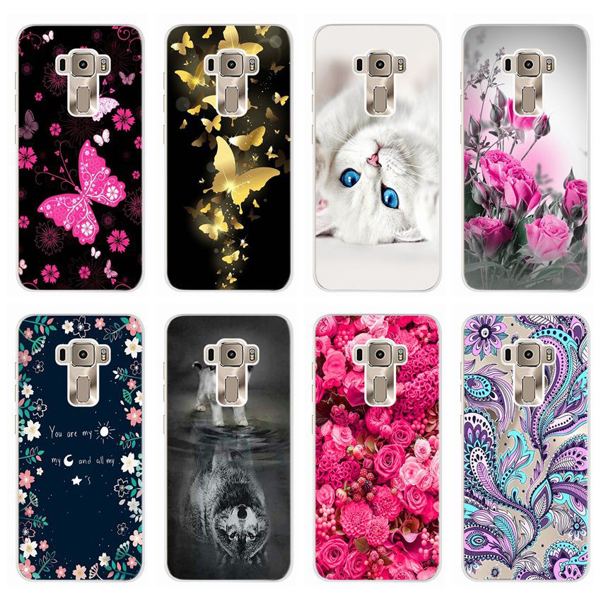 Asus Zenfone 3 Ze520kl Printed Casing Protective Cover Asus Zenfone 3 Ze520kl Z017db Soft Silicone Tpu Phone Case Shopee Indonesia