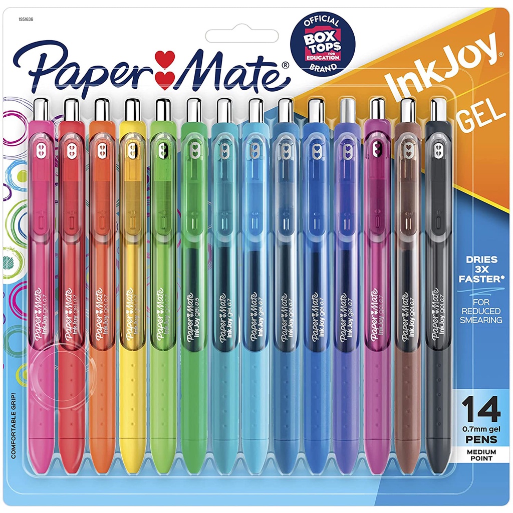 

Paper Mate InkJoy 0.7 mm Medium Point Gel Pen Color Set