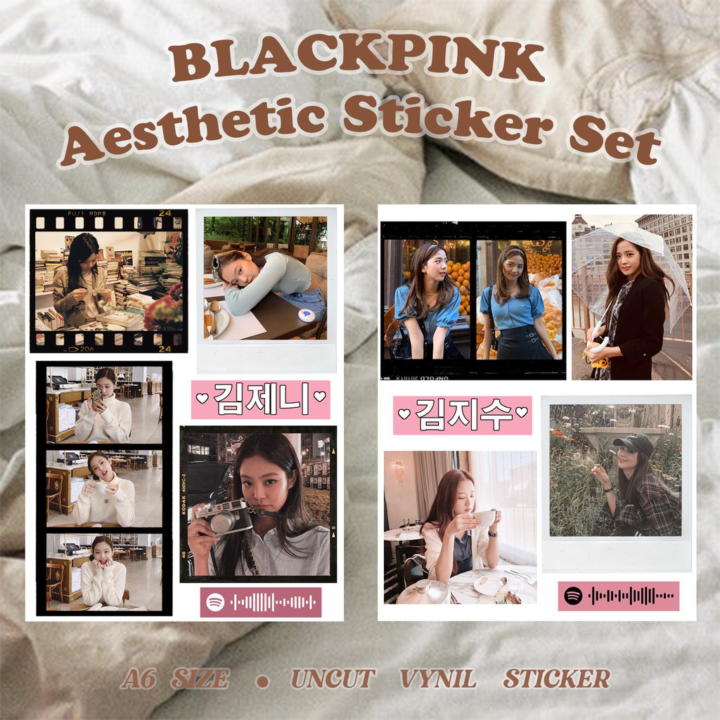 [READY] BLACKPINK Aesthetic Deco Tumblr BLACK PINK KPOP Sticker DIY Fanart Stiker