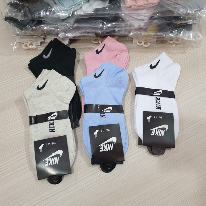 RYX - Nikei Sport Kaos Kaki Bundle Wanita &amp; Pria Fashion Casual Berisi 10 Pasang - Ori Import