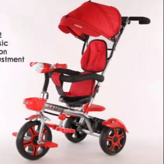  SEPEDA  RODA  3  TRICYCLE ANAK  EXOTIC MUSIC LAMPU 8802 