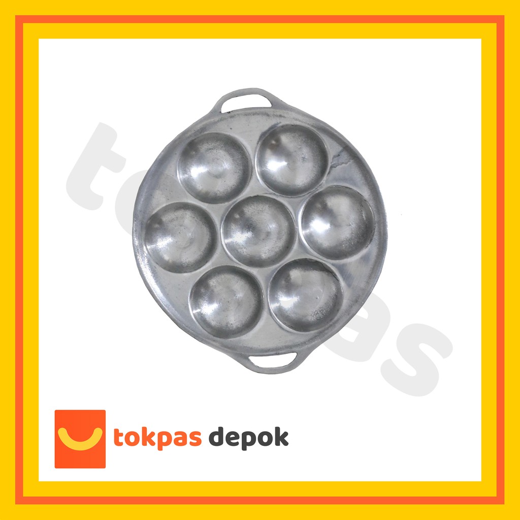 Cetakan Martabak Telur Puyuh Lubang 7 Baklor Kue Lumpur