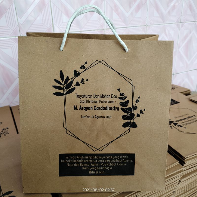 

Tas paper bag 23x20x24