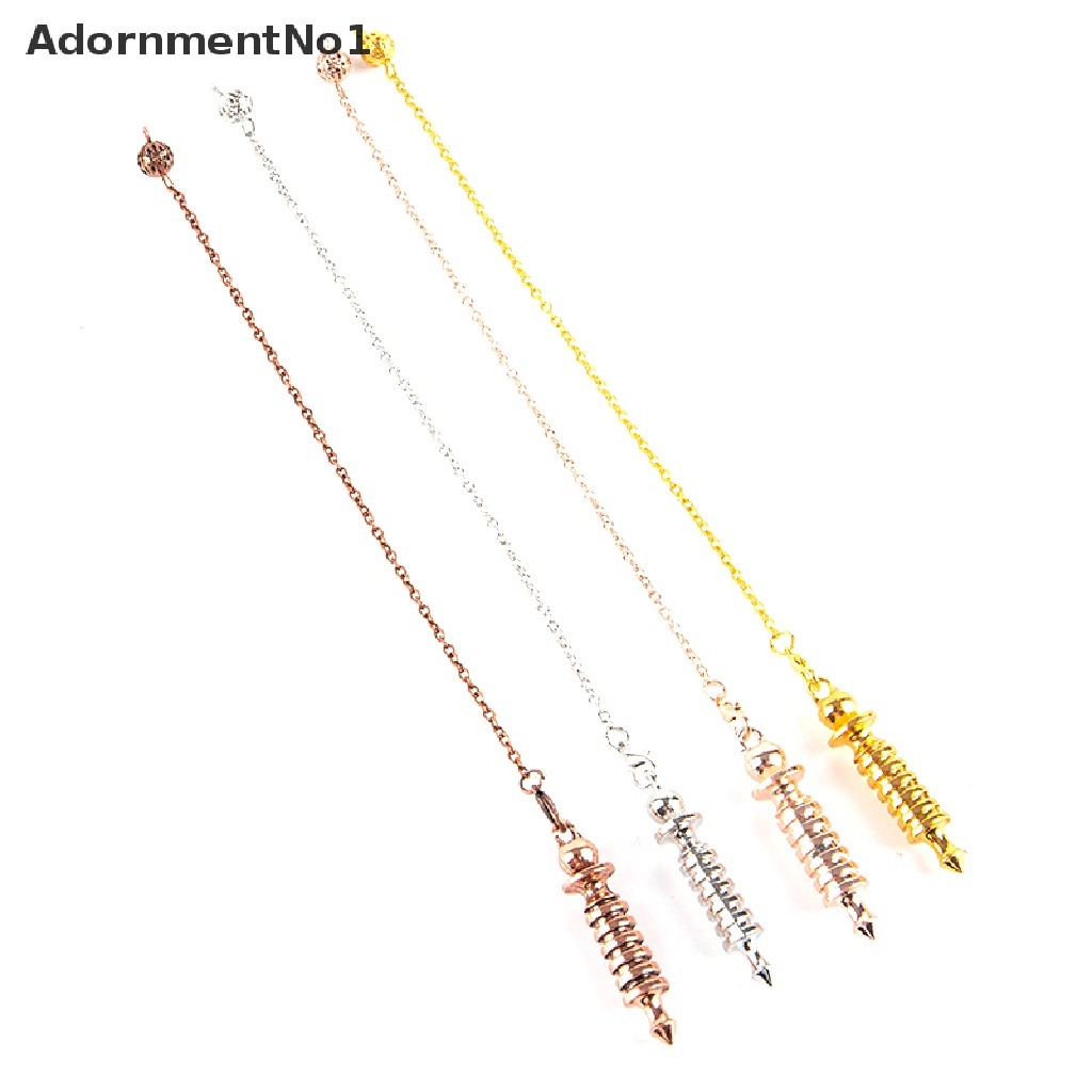 (AdornmentNo1) Pendulum Metal Bentuk Sekrup Untuk Dowsing Pendulo Healing