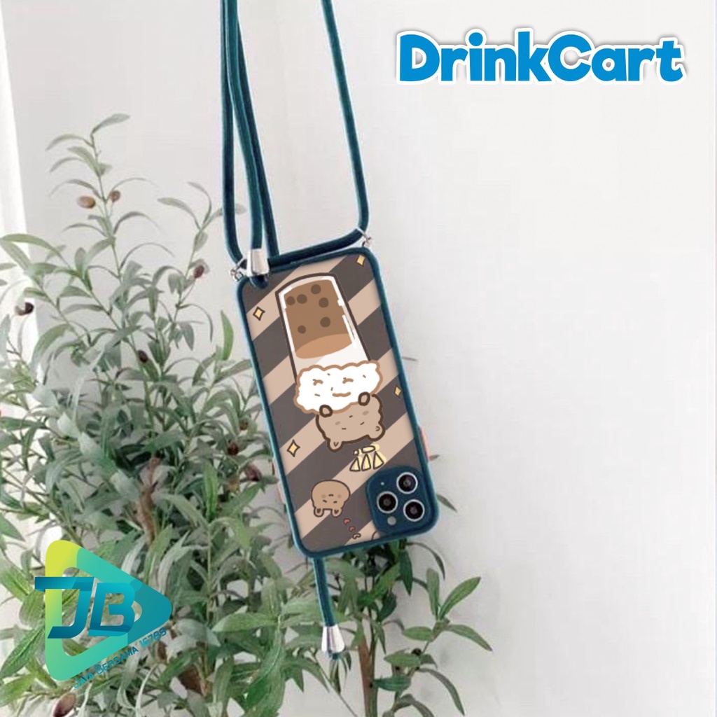 SOFTCASE SLINGCASE DOVE DRINKCART OPPO VIVO SAMSUNG XIAOMI REALME IPHONE ALL TYPE JB4926