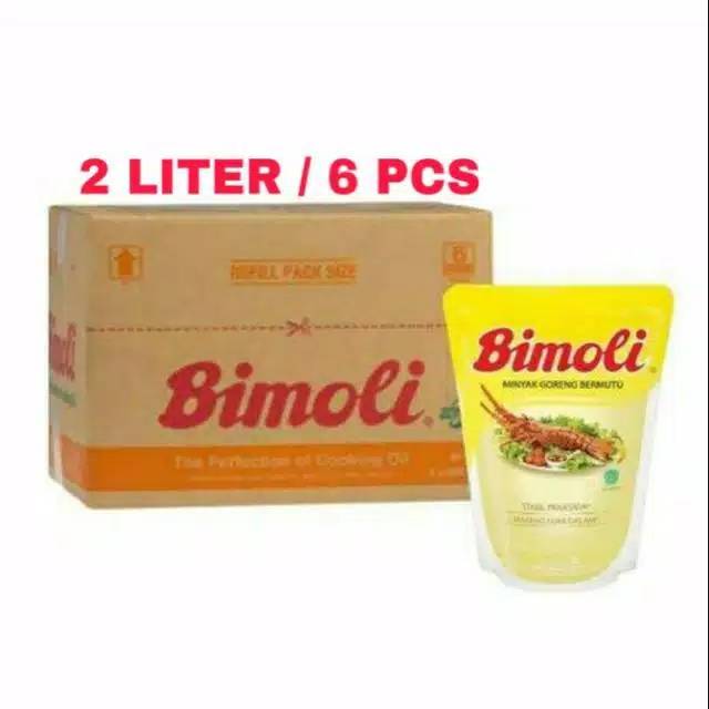Minyak Bimoli Minyak Goreng Bomoli 2 liter 2ltr Murah minyak bimoli