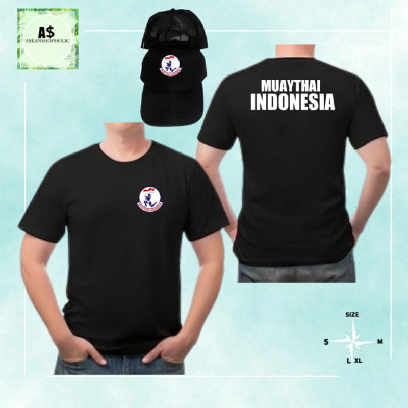 kaos baju muaythai indonesia fre topi kaos muaythai indonesia