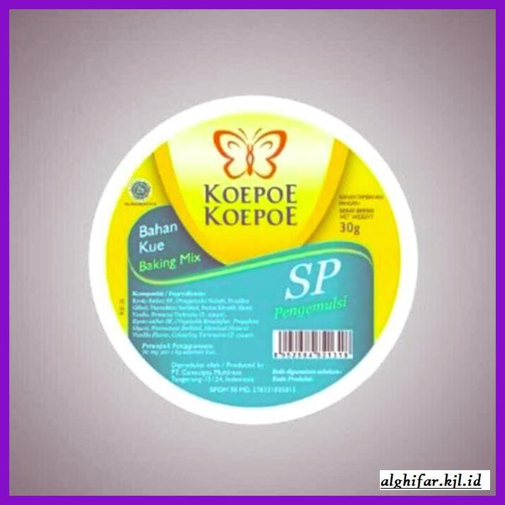 

Redwop-Gnikab- Sp Koepoe 30 Gram Pengemulsi/Pelembut Makanan -Hallall.