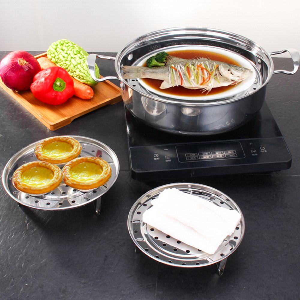 Chookyy Steamer Rak Multifungsi Stainless Steel Tray Stand Pot Steaming