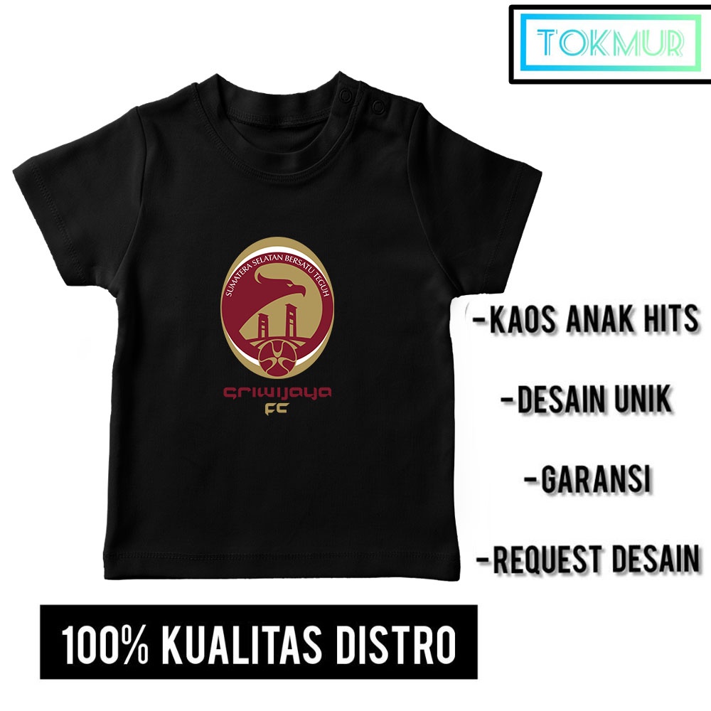 Kaos Anak Laki Laki Sriwijaya FC Football Club Sepak Bola Indonesia Sumatera Selatan Laskar Wong Kit