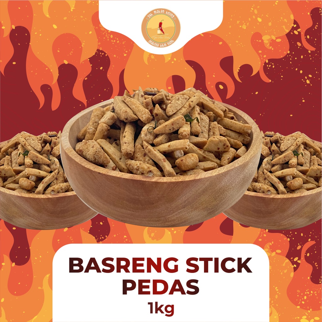 Basreng Stick / Basreng Viral Daun jeruk 1kg