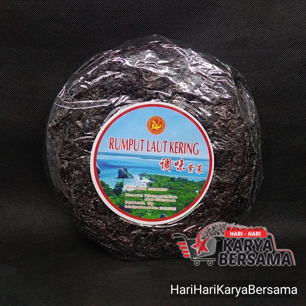 

CHEN LIANG JI RUMPUT LAUT KERING ± 20CM 50GR