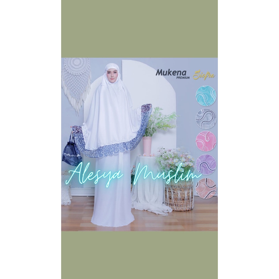 MUKENA ORGANDI WARNA PREMIUM ALESYAMUSLIM