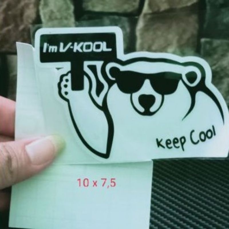 STICKER CUTTING Im V-KOOL KEEP COOL