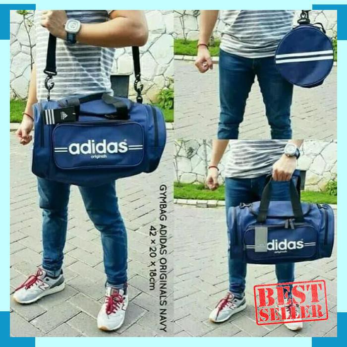 Promo TAS GYM / FITNESS / TRAVELLBAG / TAS SPORT / TABUNG / BACKPACKER - Gym Black Gold
