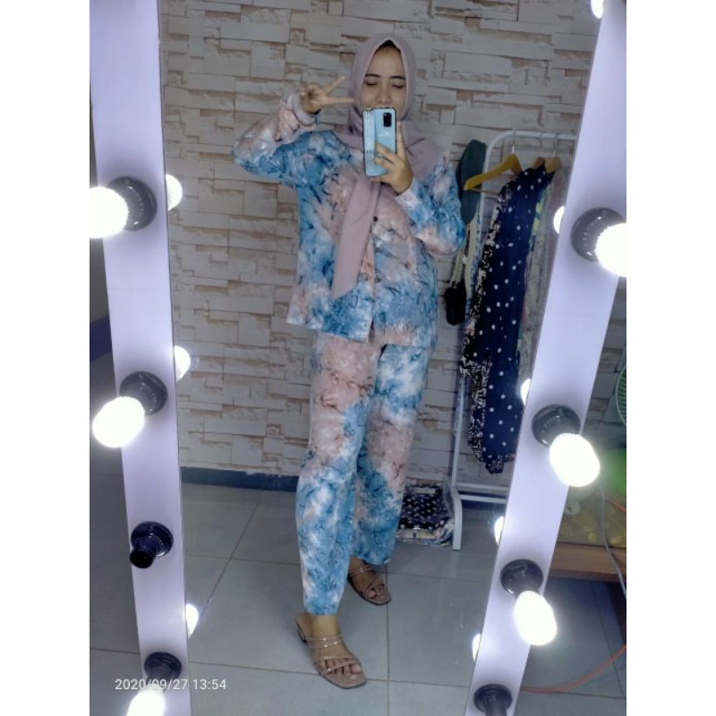 marinka set tyedie blue