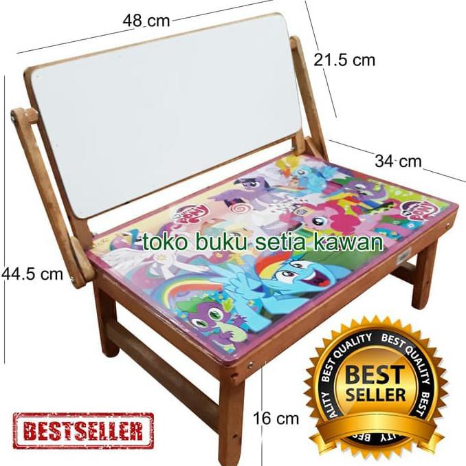 Meja Belajar Lipat + Whiteboard ...