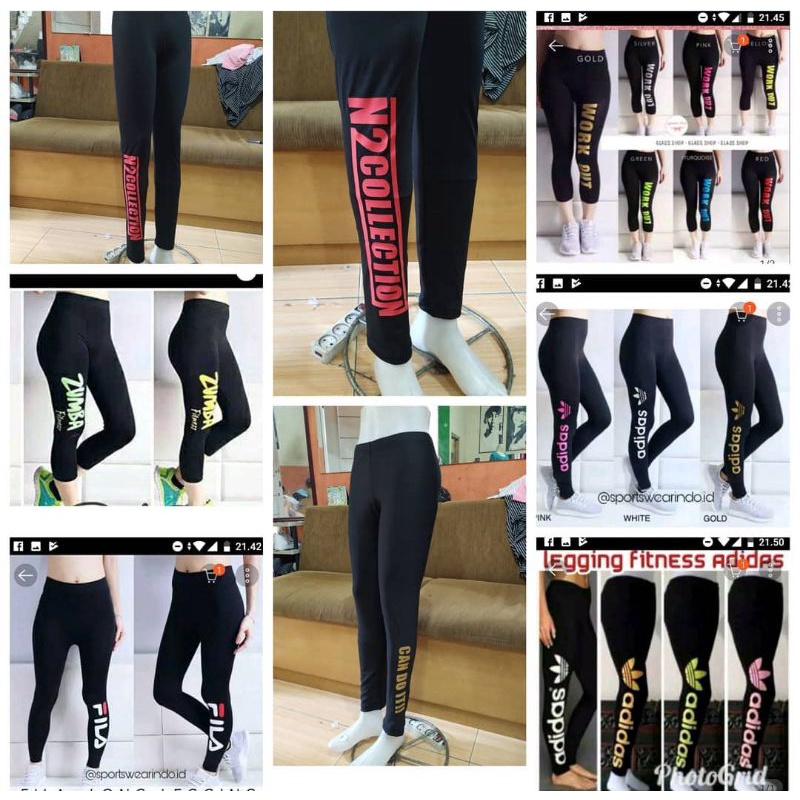 N2-LEGING DEWASA ZUMBA/AEROBIC/SABLON BISA COSTUM/LEGING MURMER