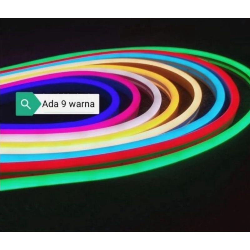 NEON FLEXIBLE 1 ROLL 50 METER 220V Lampu led neon Flex PANJANG 50 M utuh WATERPROOF TAHAN HUJAN TAHAN PANAS